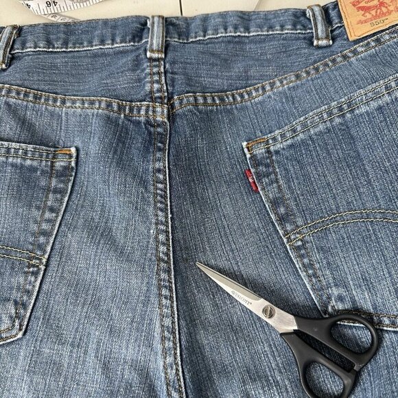 Levis 550 Jeans Size 44x30 Blue Denim Relaxed Fit Cotton Straight Baggy - Picture 12 of 12